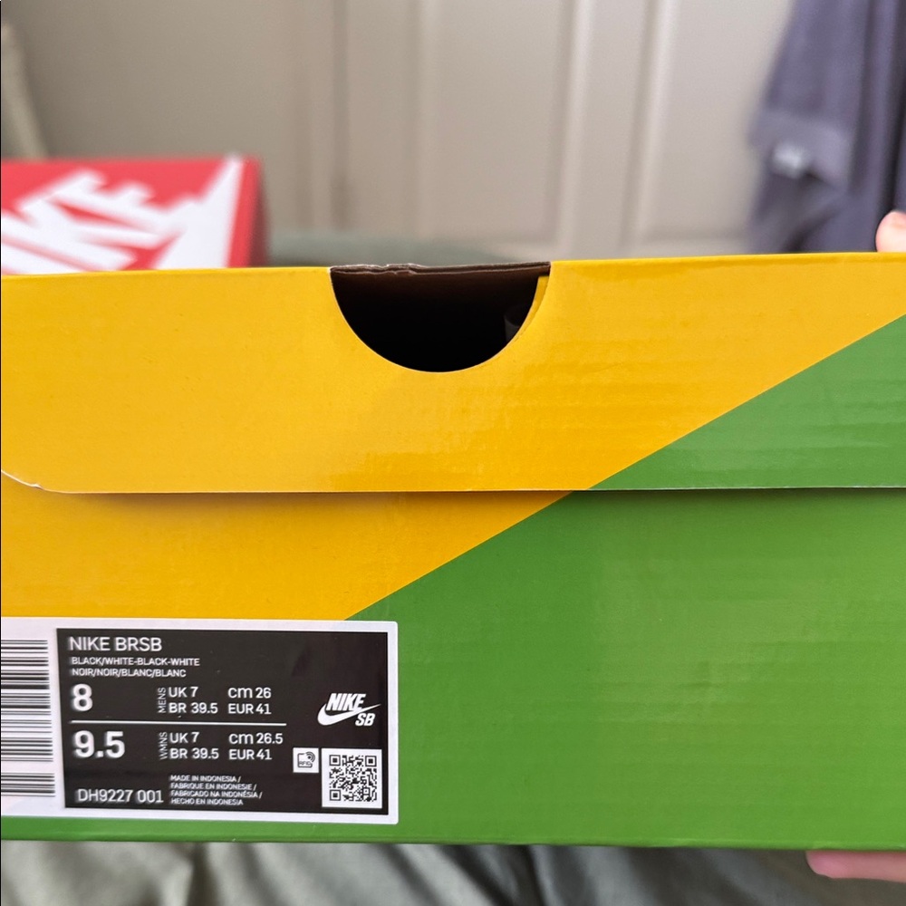 Nike BRSD Green and Yellow Box